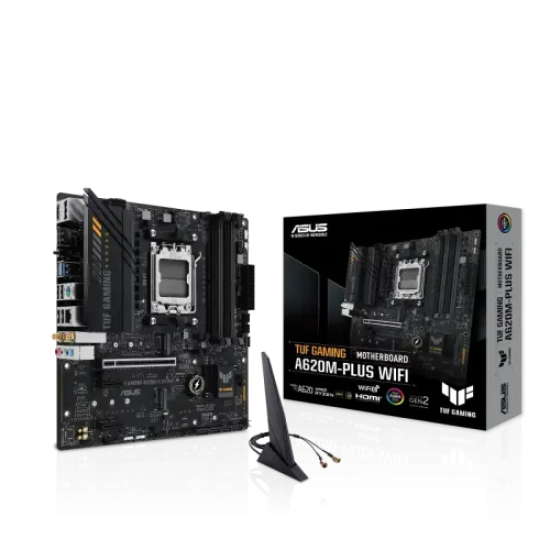 ASUS TUF GAMING A620M-PLUS WIFI AMD AM5 mATX Motherboard