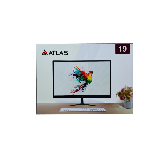 ATLAS 19″ Full HD LED Monitor with HDMI And VGA Ports