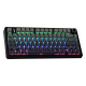Aula F75 Pro Tri-Mode Wireless Gasket Mounted Mechanical Keyboard, Black Gradient |Reaper Switch