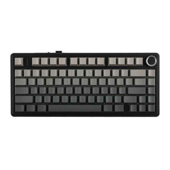 Aula F75 Pro Tri-Mode Wireless Gasket Mounted Mechanical Keyboard, Black Gradient |Reaper Switch