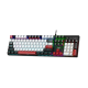 Aula S500 Wired Black + White & Red Mechanical Gaming Keyboard|Blue Switch