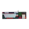 Aula S500 Wired Black + White & Red Mechanical Gaming Keyboard|Blue Switch