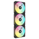 Corsair iCUE LINK QX120 RGB 3 in 1 120mm PWM Case Fan Starter Kit with iCUE LINK System Hub|Black