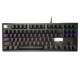 DAREU EK87 V2 WIRED RAINBOW RGB RED SWITCH MECHANICAL GAMING KEYBOARD