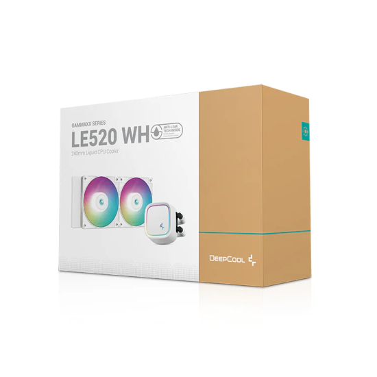 DeepCool LE520 240mm All-in-one ARGB Liquid CPU Cooler White