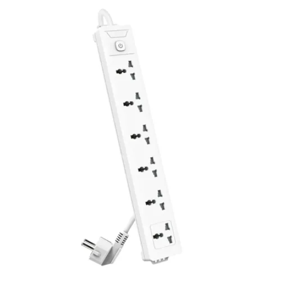 Deli ET405 2 Pin 6 Port Three Meter Power Strip