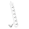 Deli ET405 2 Pin 6 Port Three Meter Power Strip