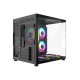 EDINIX X-FUSION Micro-ATX Mini Tower Desktop Gaming Case
