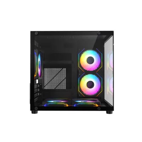 EDINIX X-FUSION Micro-ATX Mini Tower Desktop Gaming Case