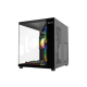 EDINIX X-FUSION Micro-ATX Mini Tower Desktop Gaming Case