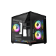 EDINIX X-FUSION Micro-ATX Mini Tower Desktop Gaming Case