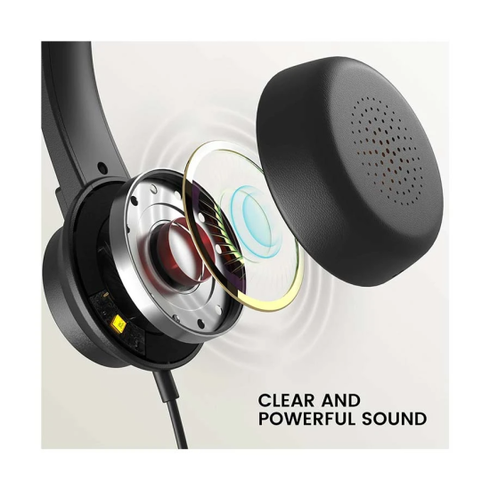 EKSA Telecom H15 Wired Over-Ear Professional Headphone