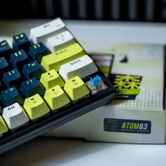 FANTECH ATOM 63 MK874V2 MORI EDITION MECHANICAL GAMING KEYBOARD|Navy Blue