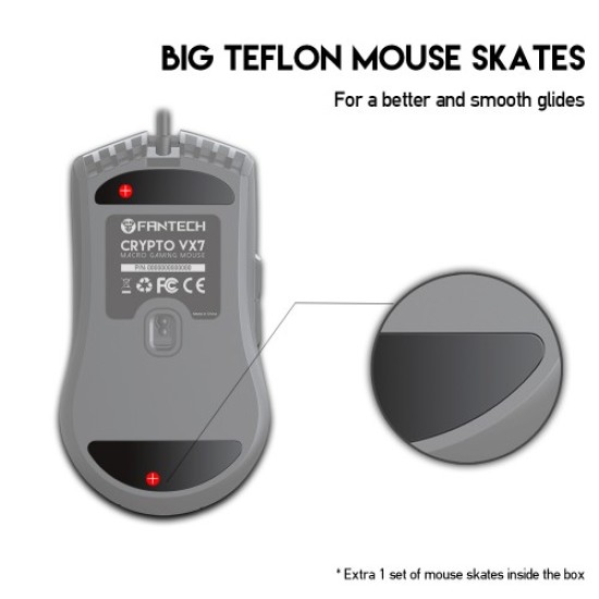 Fantech VX7 Crypto 6 Button RGB USB Gaming Mouse