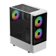 Gamdias TALOS E3 CG WH ARGB Mid-Tower ATX Gaming Case