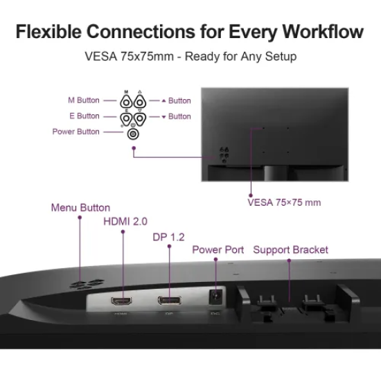GEESUU CloudWing M238L1F 23.8 Inch 100Hz FHD VA Monitor