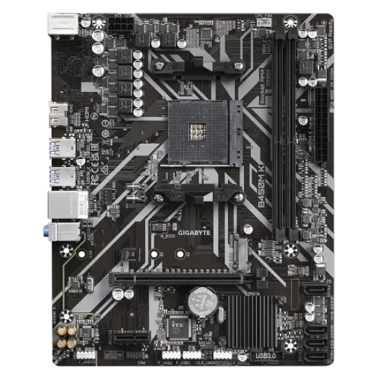 GIGABYTE B450M K AMD AM4 M-ATX Motherboard