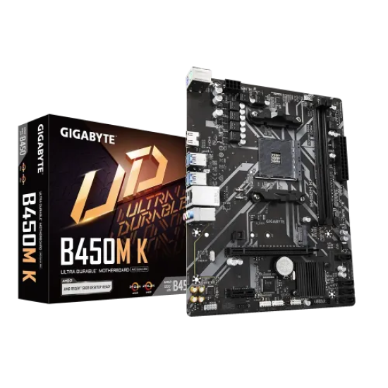 GIGABYTE B450M K AMD AM4 M-ATX Motherboard