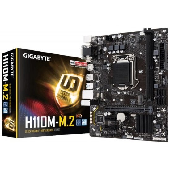 Gigabyte GA-H110M-M.2 DDR4 m-ATX Motherboard