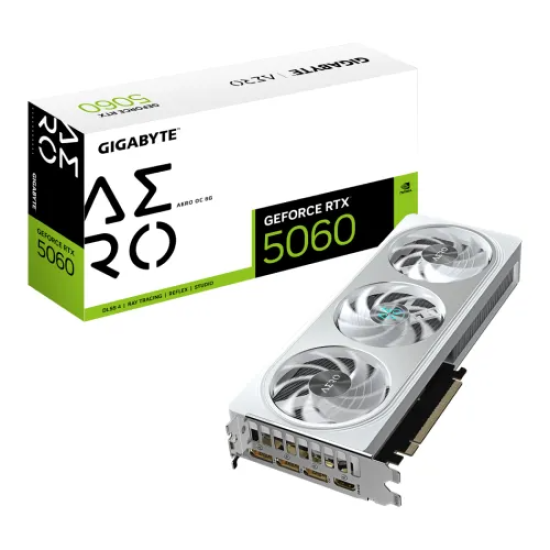 GIGABYTE GeForce RTX 5060 AERO OC GDDR7 8G Graphics Card