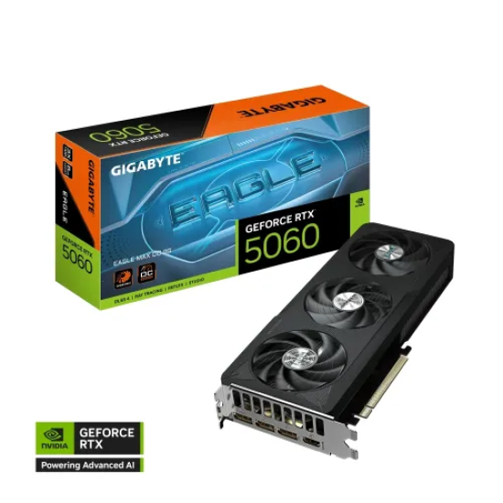 GIGABYTE GeForce RTX 5060 EAGLE MAX OC GDDR7 8GB Graphics Card