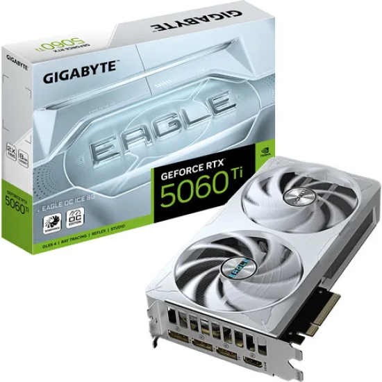 GIGABYTE GeForce RTX 5060 Ti EAGLE ICE OC GDDR7 8GB Graphics Card