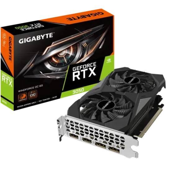 GIGABYTE GeForce RTX 3050 WINDFORCE OC GDDR6 6GB Graphics Card