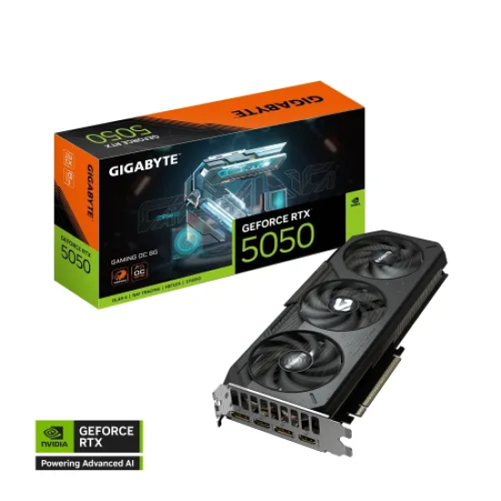 GIGABYTE GeForce RTX 5050 GAMING OC GDDR6 8GB Graphics Card