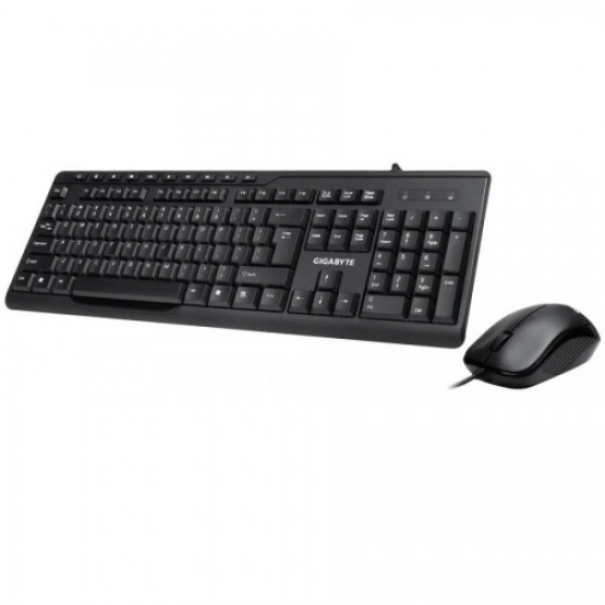 Gigabyte KM6300 Wired Multimedia Keyboard Mouse Combo Black