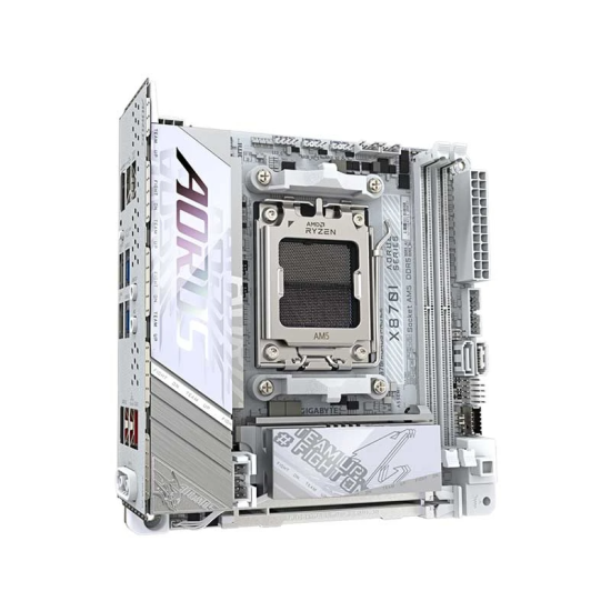 Gigabyte X870I AORUS PRO ICE DDR5 AMD AM5 Socket (Wi-Fi 7) Gaming Motherboard