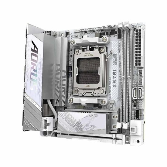 Gigabyte X870I AORUS PRO ICE DDR5 AMD AM5 Socket (Wi-Fi 7) Gaming Motherboard