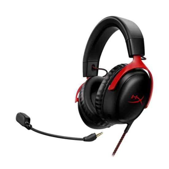 HyperX Cloud III Wired Gaming Headset | Black Red Hyper