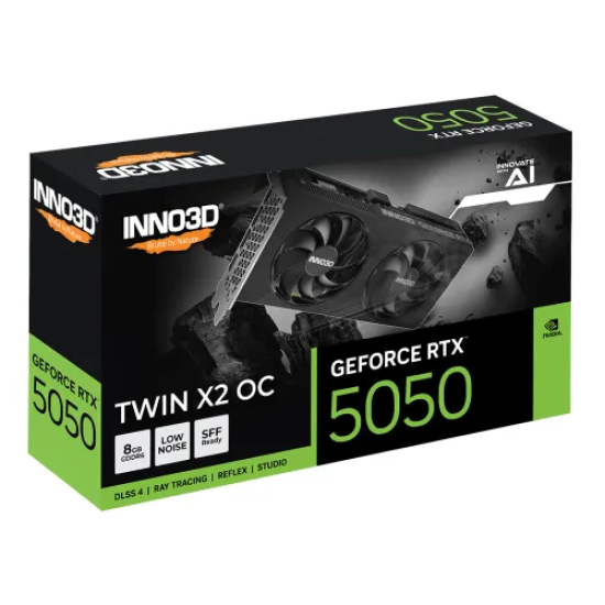 INNO3D GeForce RTX 5050 GDDR6 TWIN X2 OC 8GB Graphics Card