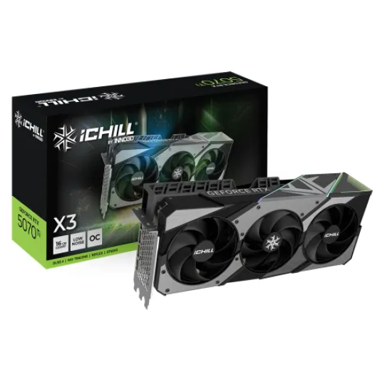 INNO3D GEFORCE RTX 5070 TI ICHILL X3 GDDR7 16GB Graphics Card