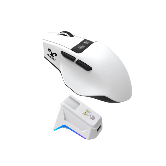 Jedel GoGoat V8 Tri Mode Smart Display Mouse with Charging Dock