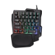 JEDEL K601 Single Hand RGB Wired Gaming Keyboard