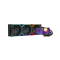 Jungle Leopard Pro Flow 360mm ARGB LCD Screen CPU Cooler|Black