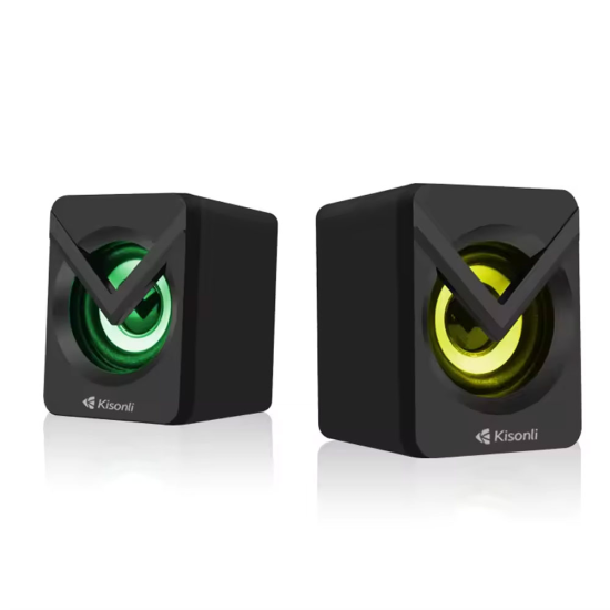 KISONLI L-1040 MULTIMEDIA WIRED MINI LED SPEAKER