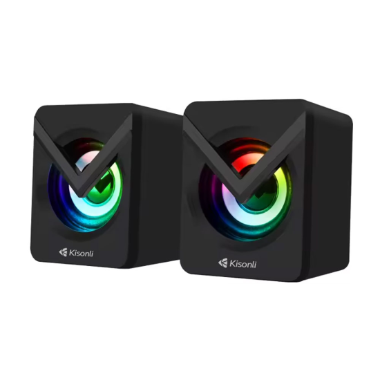 KISONLI L-1040 MULTIMEDIA WIRED MINI LED SPEAKER