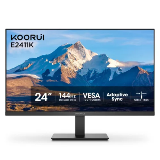 KOORUI E2411K IPS FHD 24-inch 144Hz IPS Display Gaming Monitor