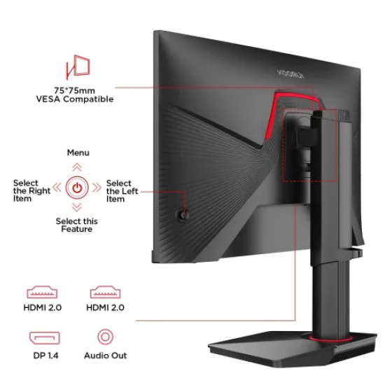 KOORUI G2511E 24.5" 320Hz 1ms FHD IPS Display Gaming Monitor