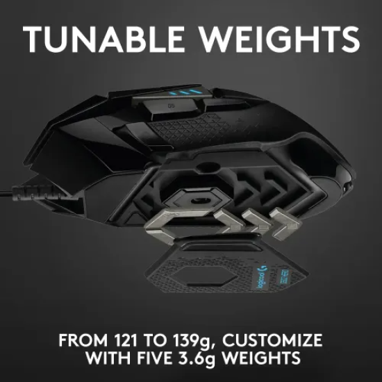Logitech G502 HERO Wired High Performance RGB Gaming Mouse