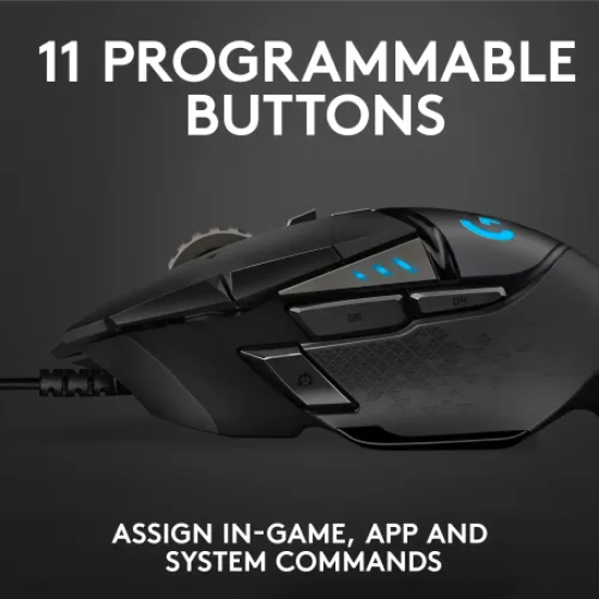 Logitech G502 HERO Wired High Performance RGB Gaming Mouse