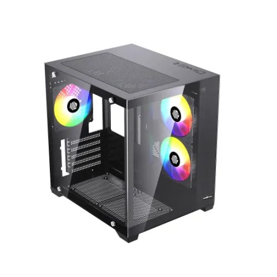 Maxcool Inferno MC5 Mid Tower Micro ATX Gaming Casing|Black
