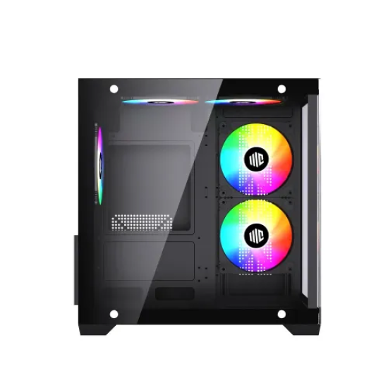 Maxcool Inferno MC5 Mid Tower Micro ATX Gaming Casing|Black