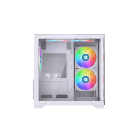 Maxcool Inferno MC5 Mid Tower Micro ATX Gaming Casing|White