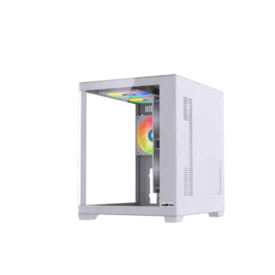 Maxcool Inferno MC5 Mid Tower Micro ATX Gaming Casing|White
