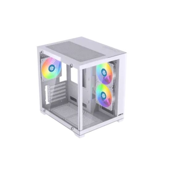Maxcool Inferno MC5 Mid Tower Micro ATX Gaming Casing|White
