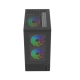 MaxGreen 310 Infinity Fan Mid-Tower M-ATX Gaming Casing With Built-in 200W PSU