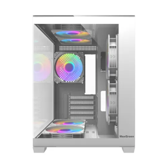 MaxGreen Bright Wave F7 Mid Tower M-ATX Gaming Casing